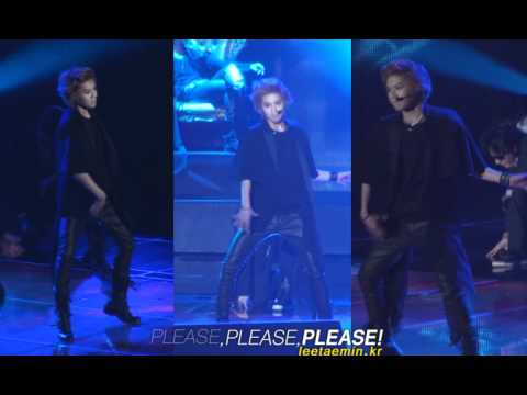 [Fancam Taemin] 101209 Golden Disk Award - Lucifer