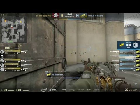 Seized 1 vs 3 Navi vs TSM #CSGO