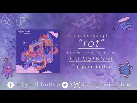 Origami Button - Rot