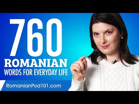 760 Romanian Words for Everyday Life - Basic Vocabulary #38