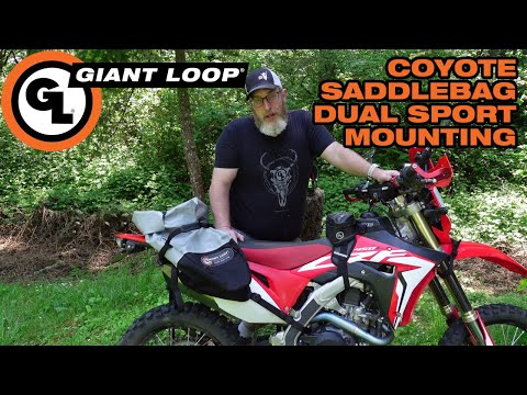 How to Mount the Giant Loop Coyote Saddlebag on a Dual Sport, Enduro, or Dirt Bike