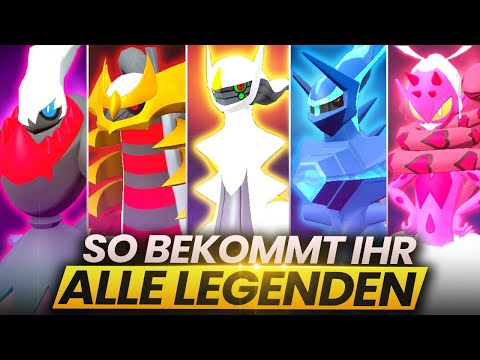 So bekommt ihr ALLE LEGENDÄREN POKEMON in Pokemon Legenden: Arceus!