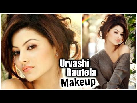 Urvashi Rautela Makeup Look and Hairstyle Messy Updo│ Cute Sultry "No Makeup" Makeup Tutorial