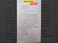Leave Application For Students By Parents Shorts Leaveapplicationforschool Handwriting