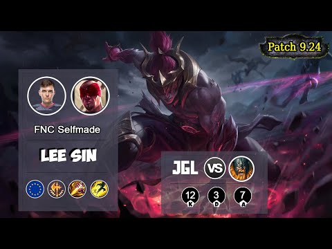 FNC Selfmade Lee Sin Jungle VS Olaf | LOL | S9 EUW Challenger - Full Gameplay