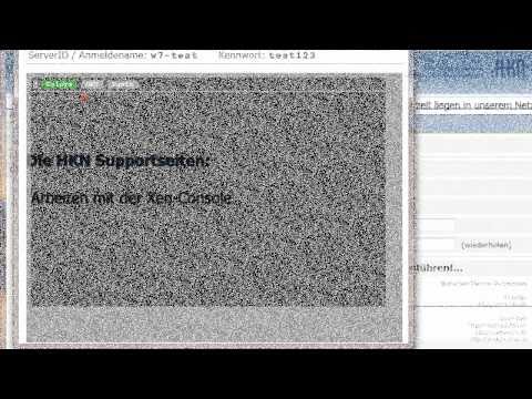 HKN Supportseiten - die Xen-Console