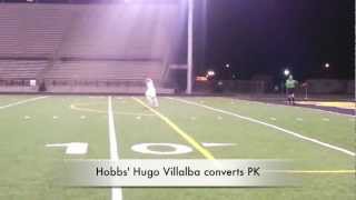 preview picture of video 'Hobbs boys soccer beats Artesia in PKs'
