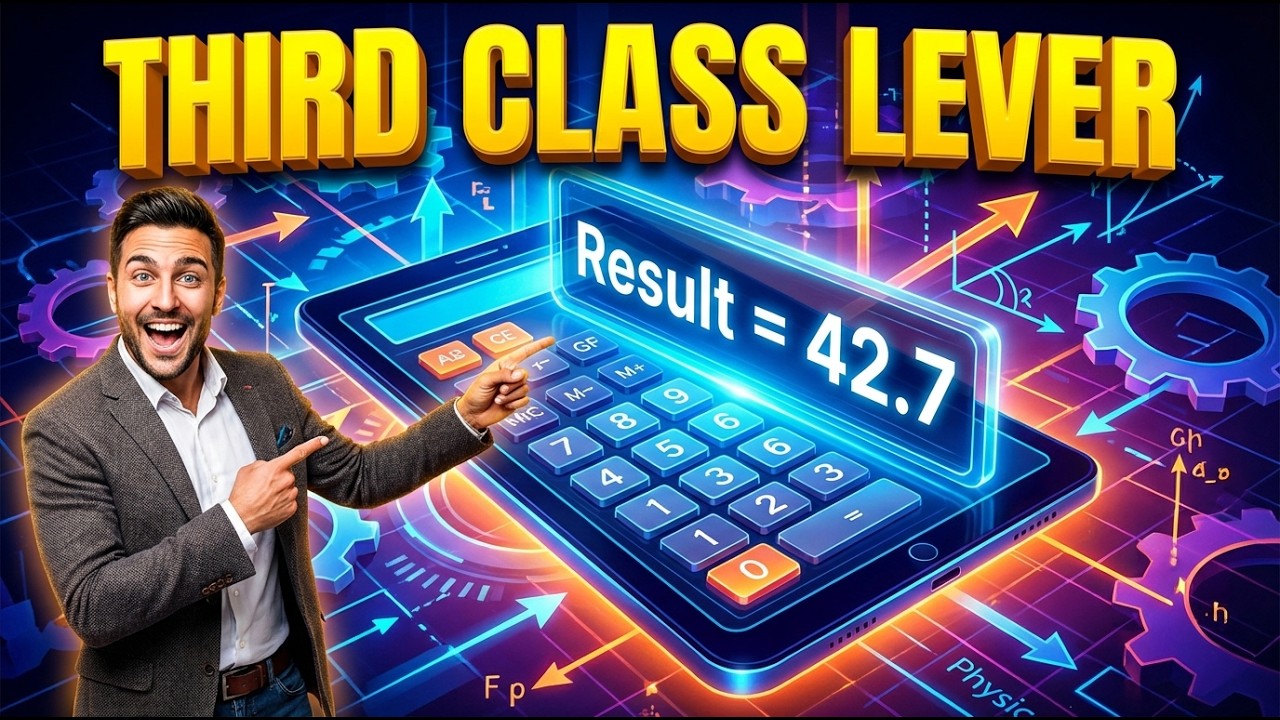 Third Class Lever Calculator