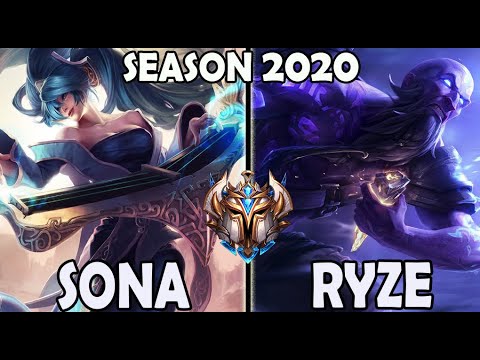 Sona vs Ryze TOP Rank #10 Challenger EUW