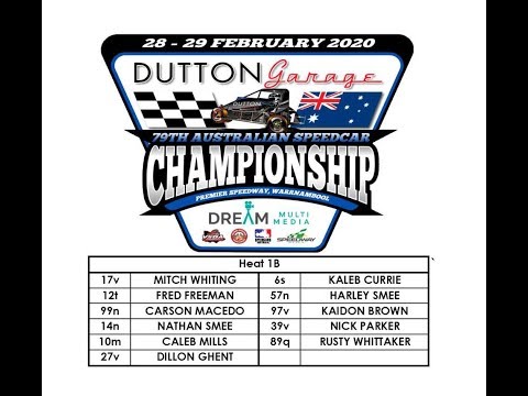 79th Australian Speedcar Championship - Heat 1B
