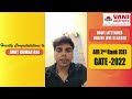 GATE 2022 TOPPER SPEAKS | AIR 2 RANK | CIVIL ENGINEERING | AMIT KUMAR RAI | VANI INSTITUTE