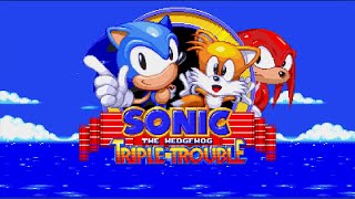 Sonic Triple Trouble 16-Bit (v1.0.2) ✪ Story Mode as Knuckles + Secret Stage (1080p/60fps)