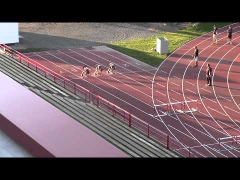 Soirée Rouge et Or 2013  100m haies F Prelim