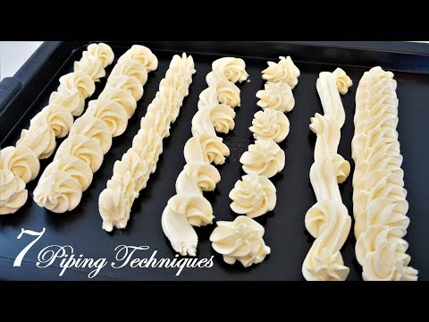 7 Basic Piping Techniques Using 1 Tip Only