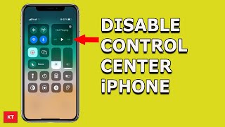 Disable the control center from the Lock screen of your iPhone (Stop from enabling Airplane mode)
