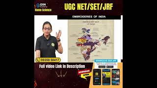Ugc Net Home Science | Traditional Textiles | Embroideries of India | #ugcnethomescience #shorts