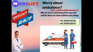 Quick Medical Ambulance Service in Kidwaipuri by Medilift