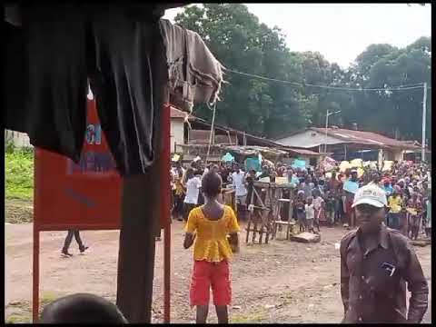 PROTESTS ON THE STREETS OF POTLOKO DISTRICT PT 2. SIERRA LEONE