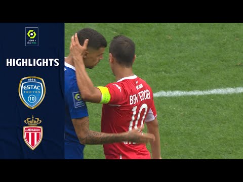 ESTAC TROYES - AS MONACO (1 - 2) - Highlights - (ESTAC - ASM) / 2021-2022