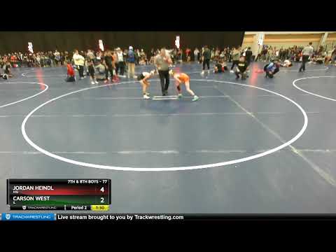 77 Lbs Champ. Round 1 - Carson West, IL Vs Jordan Heindl, MN Ad4a