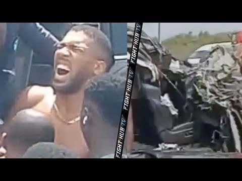 BREAKING! - Anthony Joshua involved in TRAGIC car crash in Nigeria! - FOOTAGE
