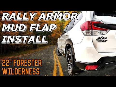2022 FORESTER WILDERNESS - RALLY ARMOR MUD FLAP INSTALL