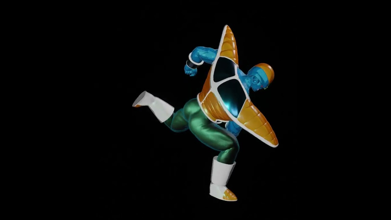 Burter from Dragon Ball Z - Chess Pack 3D Print Model