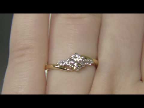 0.60ct Five Stone Diamond Engagement Ring MD004