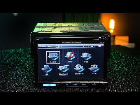 Power Acoustik PD-710B - Single DIN with 7" Touchscreen Display
