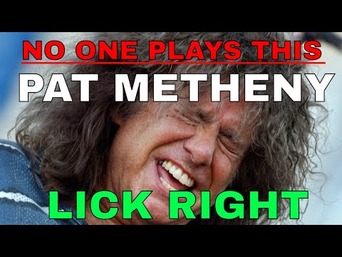Everyone Plays This Pat Metheny Lick WRONG