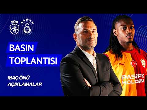🔴 Teknik direktörümüz Okan Buruk ile Rafael Leão'nun, Sporting CP maçı öncesi basın toplantısı