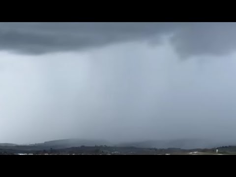 Chuva em Itiúba na Bahia 