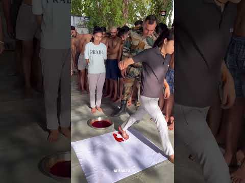 Why Indian Army Recruits Walk Barefoot on Red Color Before Training? | Real Reason Behind It