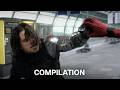 Bucky Barnes Winter Soldier Fight Scenes Compilation