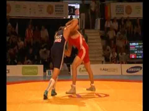 Bucarest 2011 Greco-Roman MANUKYAN Rafik (ARM) - WAGNER Michael (AUT) at 74 kg 1-8 Finale.wmv