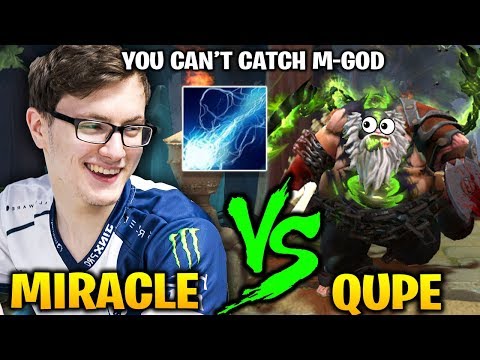 MIRACLE vs QUPE Pudge - YOU CAN'T CATCH HIM!