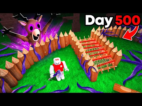 I Built The MOST SECURE AFK Hard Mode Base in 99 Nights in the Forest!