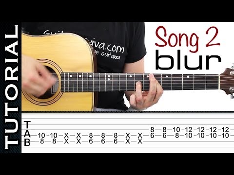 How to play song2 by Blur on guitar (easy lesson)