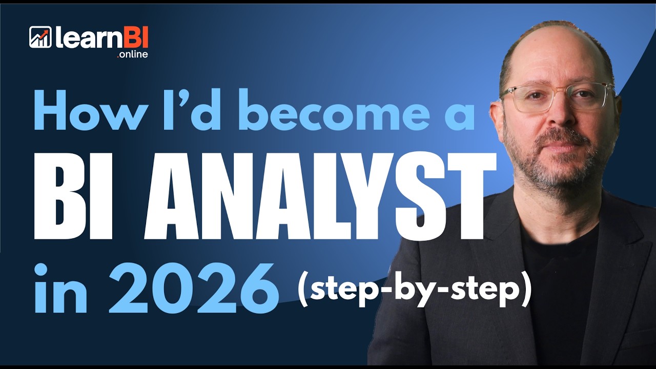 How I’d Become a BI Analyst in 2025 (Step-by-Step)