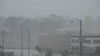 08-29-2021 Thibodaux, LA - Conditions Deteriorate as Hurricane Ida Moves On Shore