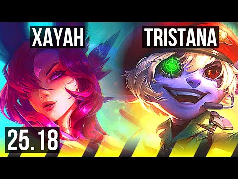 XAYAH & Seraphine vs TRISTANA & Nautilus (ADC) | 8/0/8, Legendary | KR Master | 25.18