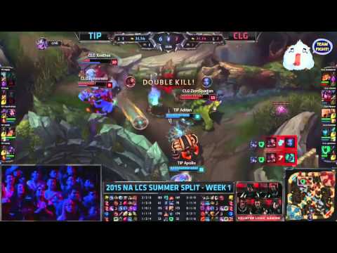 TIP x CLG - NA LCS 2015 Summer - W1D2