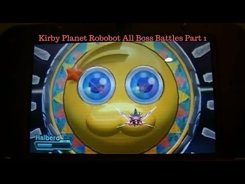 Kirby Planet Robobot All Boss Battles Part 1