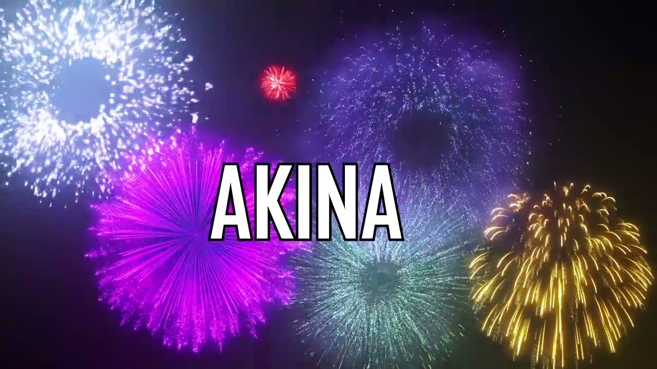 HAPPY BIRTHDAY AKINA !