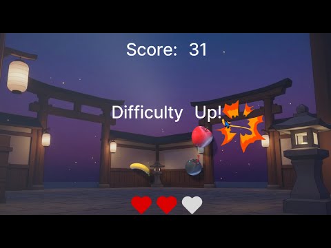 Create a 3D Fruit Slash Game