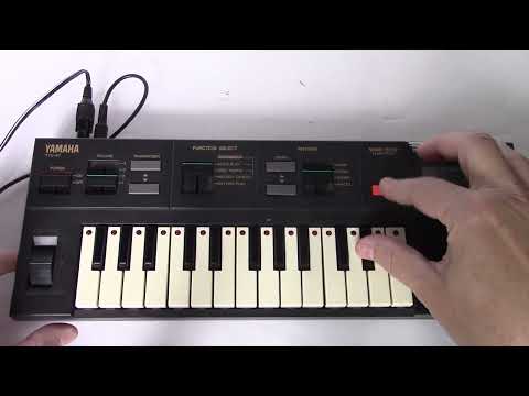 RARE 1986 Yamaha TYU-40 Song Card Small Toy Keyboard + 3 Song Cards & Box Synth image 7