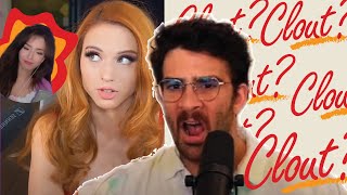 Hasanabi Reacts to Amouranth DISSING Pokimane