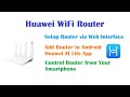 Huawei Router (Chinese version) - Easy Setup and Control in Android App AI Life