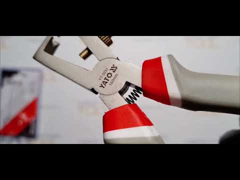 Кусачки 160 мм для зачистки проводов никелированные YATO (YT-2031)