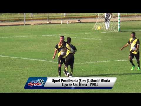 SPORT PENSILVANIA (6) vs (1) SOCIAL GLORIA - FÚTBOL STA. MARÍA - FINAL DISTRITAL 2018.
